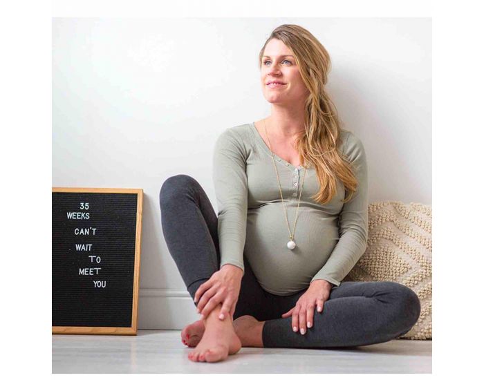 Bola de Grossesse - Collier - �l�phant Blanc Garanti sans nickel et sans plomb, plaqu� or recouvert d'une r�sine color�e (2)