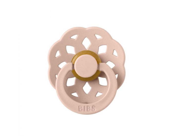 BIBS Lot de 2 Sucettes Caoutchouc - T�tines Rondes - Boh�me - Marron Fonc� - Blush - Taille 2 (4)
