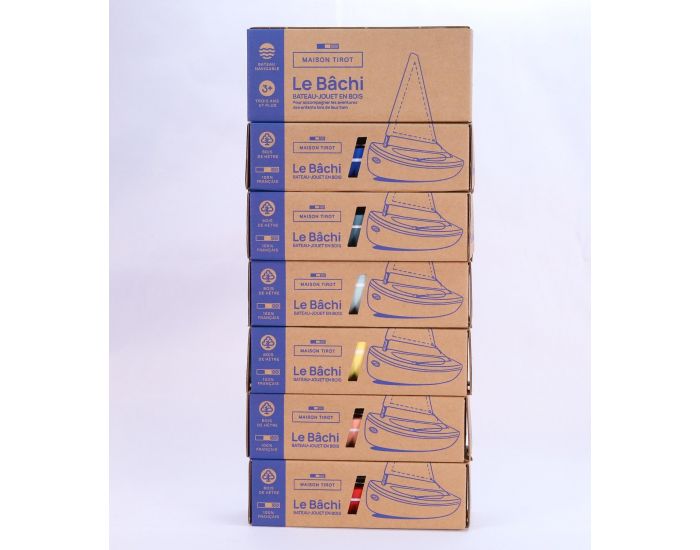 MAISON TIROT Bateau Le B�chi - Bleu Marine - 17cm - D�s 3 ans (3)