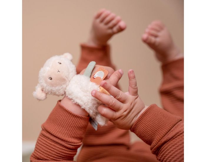 LITTLE DUTCH Bracelet Hochet - Mouton - D�s 12 mois (1)