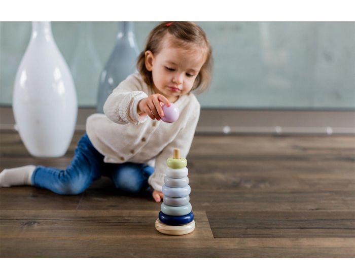 KINDSGUT Pyramide � Anneaux en Bois - D�s 12 mois  (3)