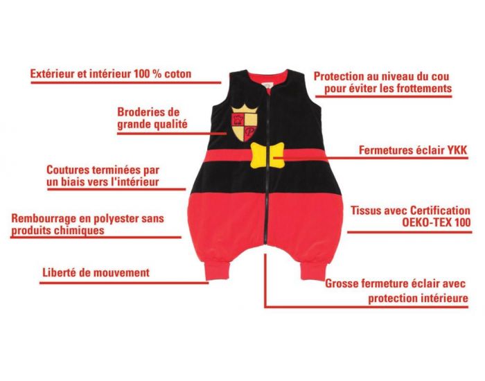 THE PENGUIN BAG COMPANY Gigoteuse � pieds �paisse Tigre 4 - 6 ans (3)