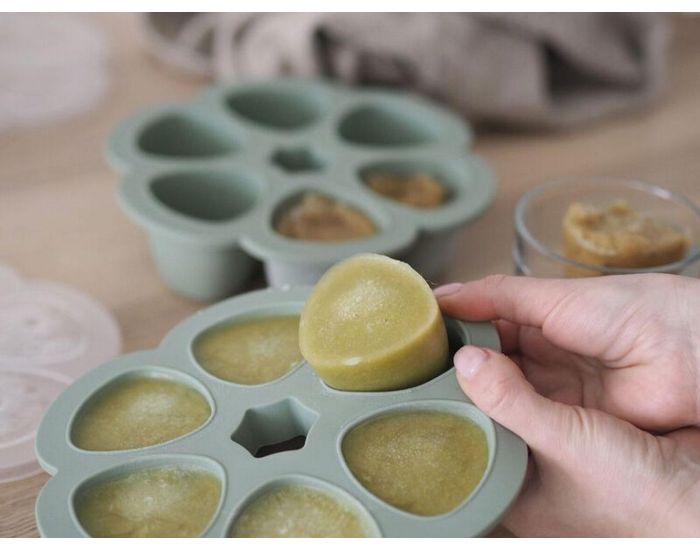 B�ABA Moule de Cong�lation Multiportions - 6 x 150ml - Vert Sauge (3)