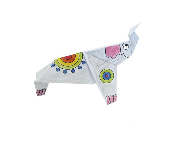 FRIDOLIN Coloring Origami - Elphant - Ds 6 ans (3)