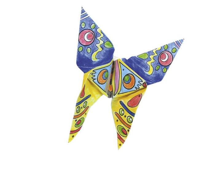 FRIDOLIN Coloring Origami - Papillon - Ds 6 ans (2)