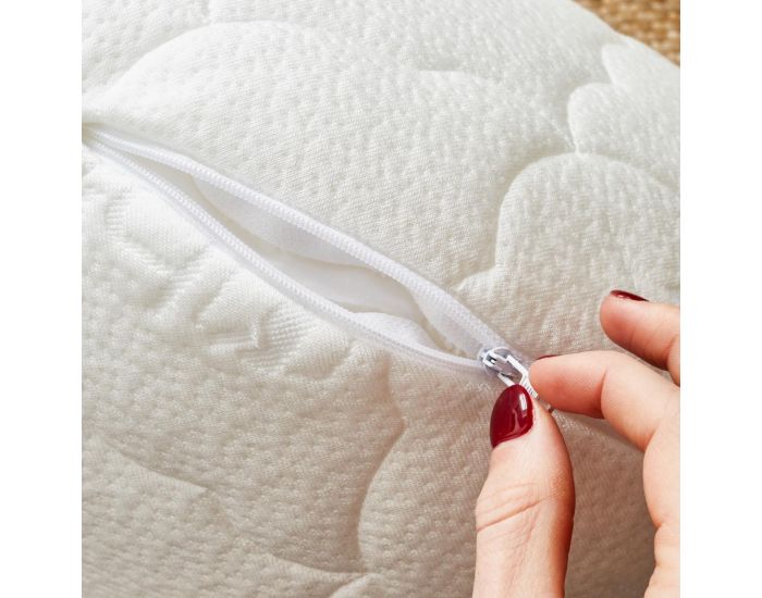 P'TIT LIT Coussin de Grossesse et d'Allaitement Bamboo - D�houssable - Ecru (15)