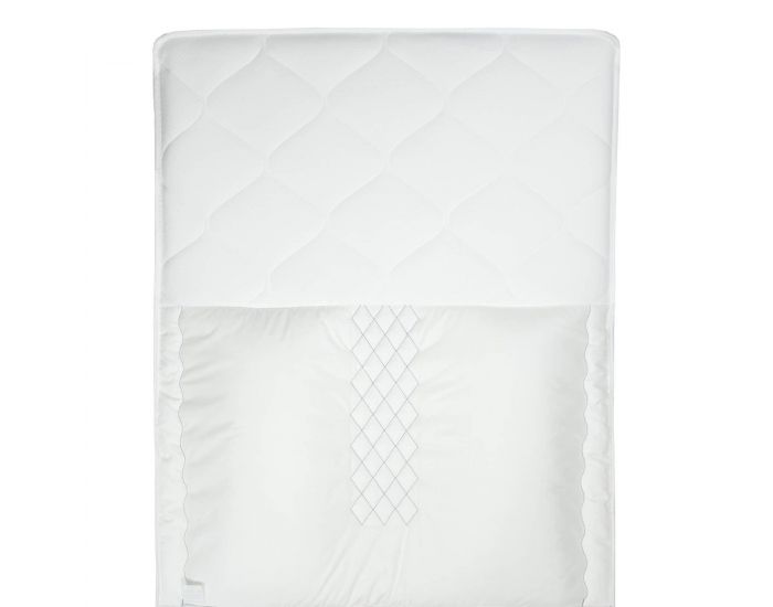 SEVIRA KIDS Matelas Anti-Reflux avec Plan Inclin� et Cale B�b� Amovible - Blanc - 60x120 cm  (2)