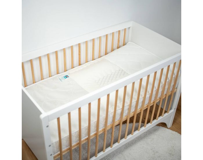 SEVIRA KIDS Matelas Anti-Reflux avec Plan Inclin� et Cale B�b� Amovible - Blanc - 60x120 cm  (3)