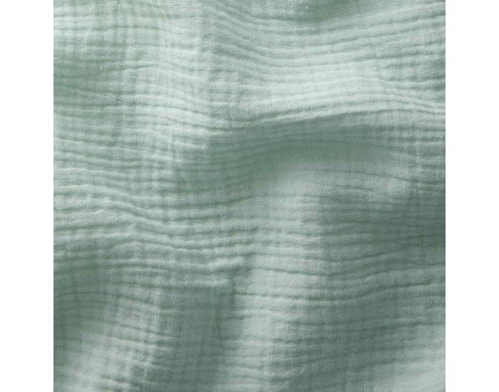 CRAFT LOOM Coupon de Tissu en Double Gaze de Coton - Tailles Sur-mesure - Vert de Gris (1)