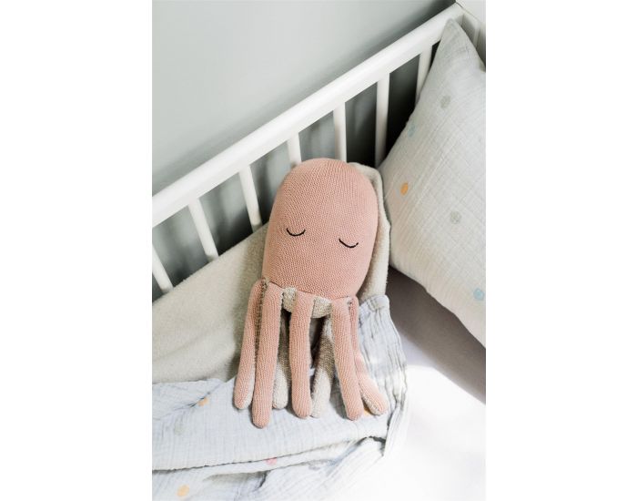 KINDSGUT Peluche Poulpe - 100% Coton - D�s la naissance  (1)