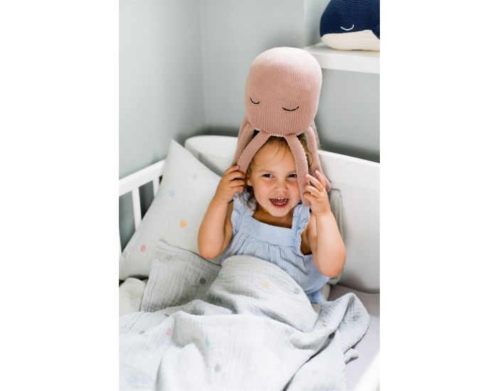 KINDSGUT Peluche Poulpe - 100% Coton - D�s la naissance  (2)