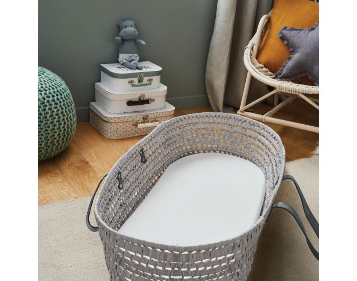 P'TIT LIT Matelas de Couffin Bamboo - R�versible - 72x32 cm - 4 cm (6)