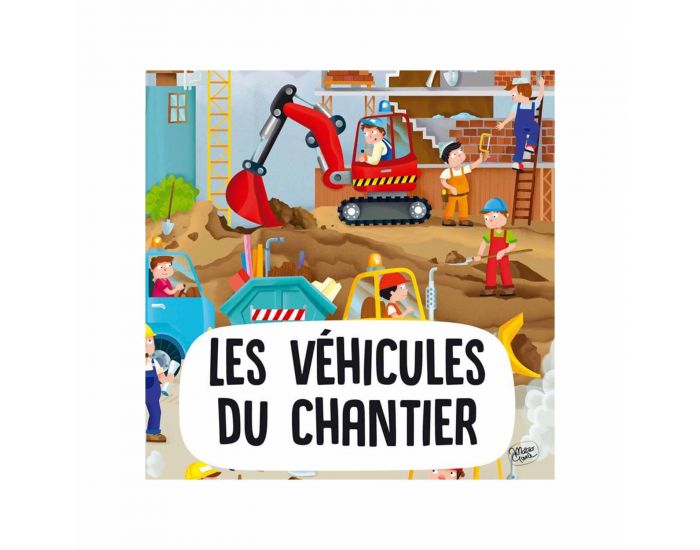 SASSI JUNIOR Puzzle & Livre - Les V�hicules du Chantier - D�s 3 ans  (2)
