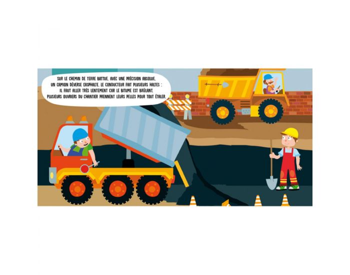 SASSI JUNIOR Puzzle & Livre - Les V�hicules du Chantier - D�s 3 ans  (3)