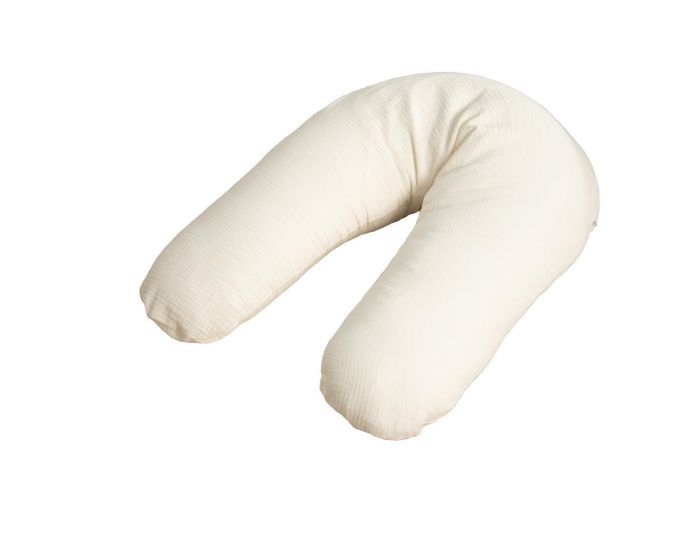 P'TIT LIT Coussin de Maternit� et d'Allaitement - Gaze de Coton - Beige (2)