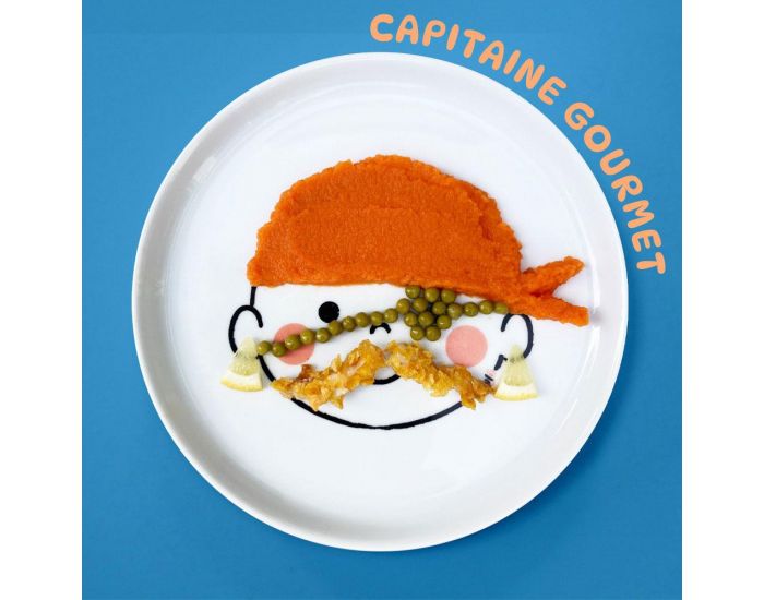 CIBOULO Box Assiette Porcelaine - Bonhomme + Ventouse + Livret d'Inspirations  (2)