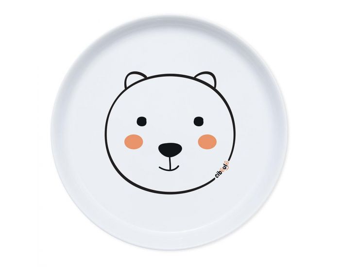 CIBOULO Box Assiette Porcelaine - Animal + Ventouse + Livret d'Inspirations  (1)