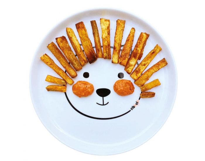 CIBOULO Box Assiette Porcelaine - Animal + Ventouse + Livret d'Inspirations  (3)
