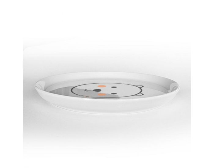 CIBOULO Box Assiette Porcelaine - Animal + Ventouse + Livret d'Inspirations  (8)