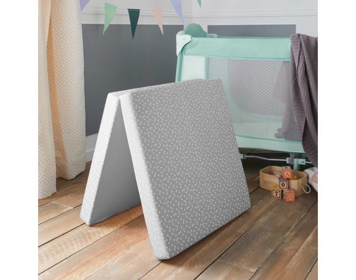 BABYSOM Matelas B�b� Pliant de Voyage - Imperm�able - 60x120 cm - 7 cm (2)