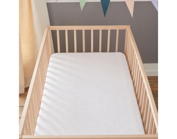 BABYSOM Prot�ge Matelas B�b� Bamboo - Al�se Imperm�able Souple et Silencieuse  (5)