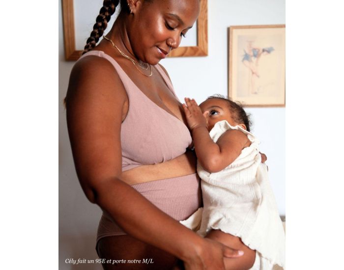 MAMA HANGS Soutien-Gorge d'Allaitement Absorbant - Day n' Night - Terracotta (2)