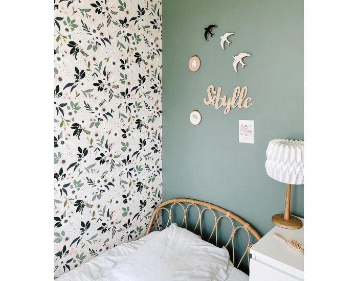 LILIPINSO Papier Peint - Wonderland - Fleurs d'An�mones - Rose Rouleau 10 m (5)