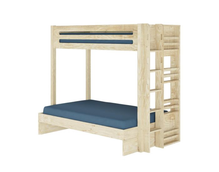 AKITEN RETAIL Lit Superpos� - 3 Places - Isa Bois naturel (3)