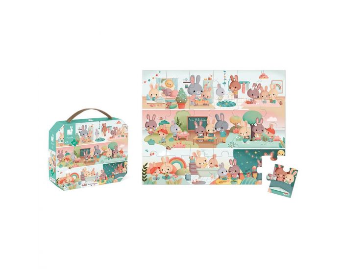 JANOD Puzzle Une Journ�e 24 Pi�ces - D�s 3 ans (2)
