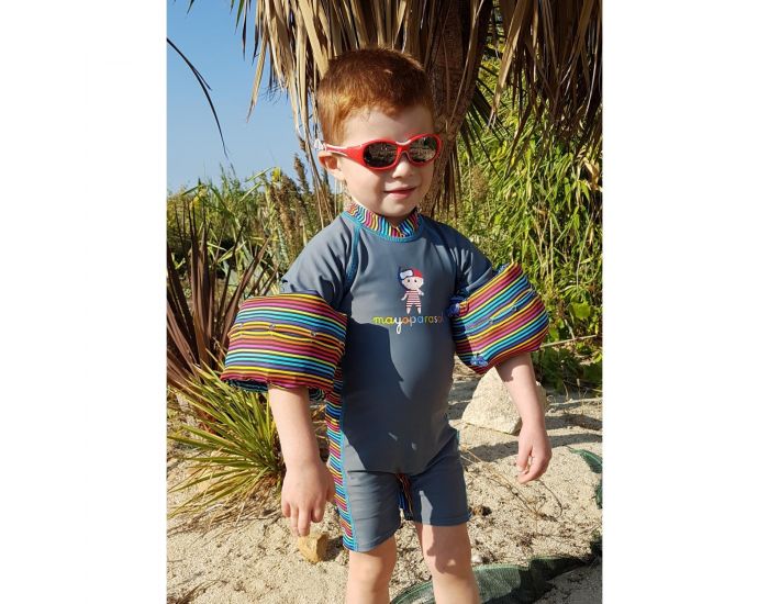 MAYOPARASOL Samba combinaison anti UV Gris (1)