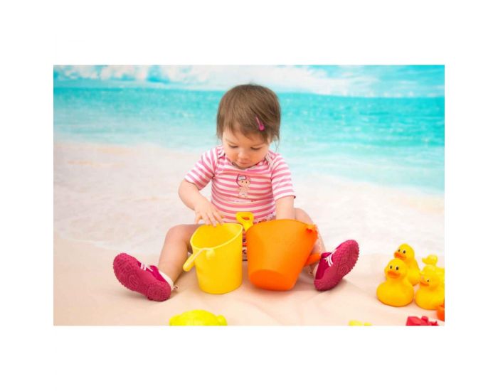 MAYOPARASOL Emma transat Tshirt top anti UV manches courtes Rose (1)