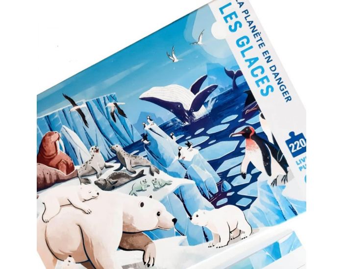 SASSI JUNIOR Puzzle & Livre - La Plan�te en Danger, Les Glaces - D�s 6 ans  (6)