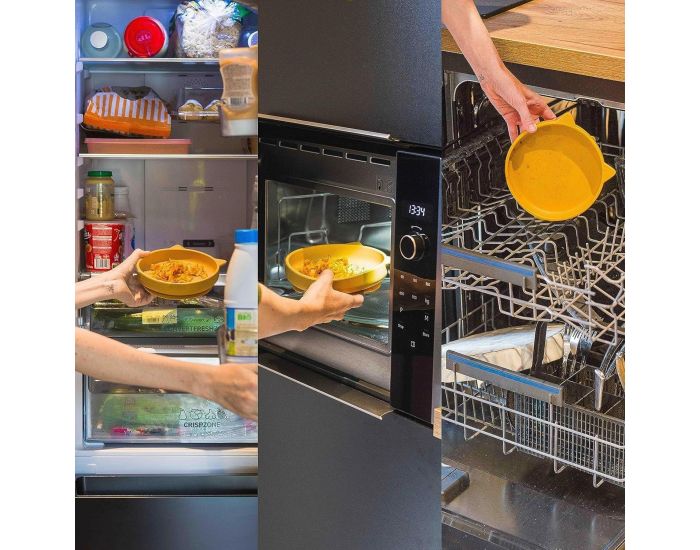 KIDS OF THE WOOL Assiette en Silicone Antid�rapante pour B�b� (2)