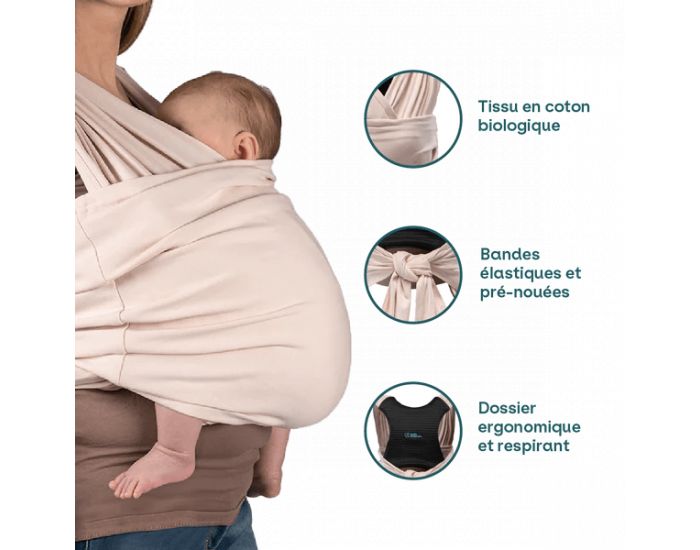 KOALA BABYCARE Echarpe Porte-B�b� Sans Noeud - Cuddle Band 2 (1)