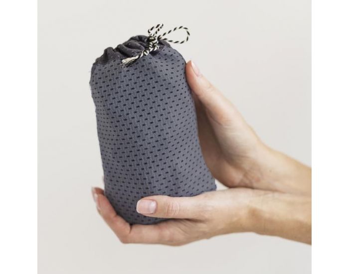 mini sling - porte-bebe compact gris mesh (Minimonkey) - Image 3