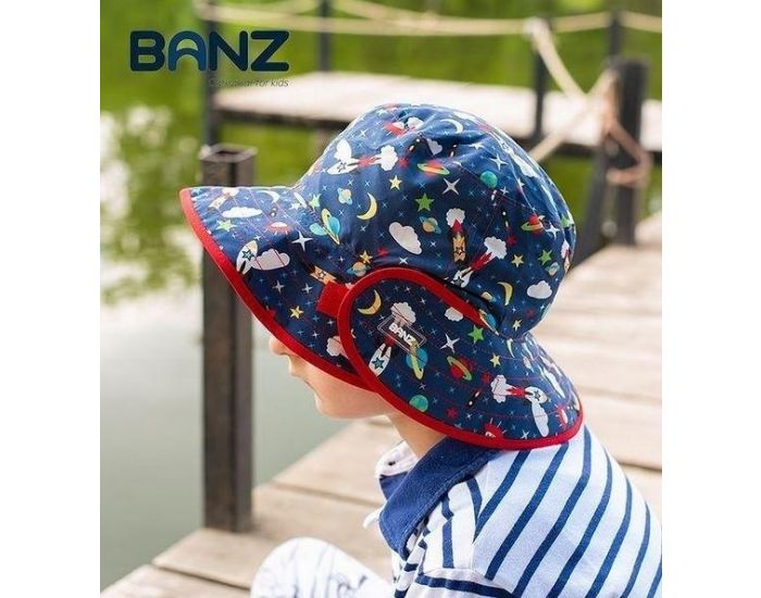 BANZ Chapeau Anti-UV - R�versible - Evolutif - UPF50+ - D�s 0 � 2 ans (1)