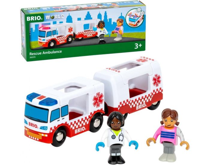 BRIO Camion Ambulance Son et Lumire - Ds 3 ans (1)