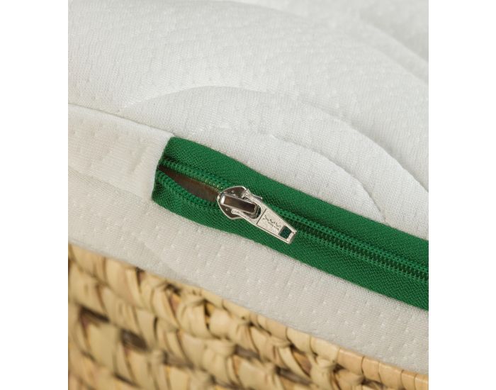KADOLIS Matelas Couffin - Aloe R - 76x30cm Blanc (2)