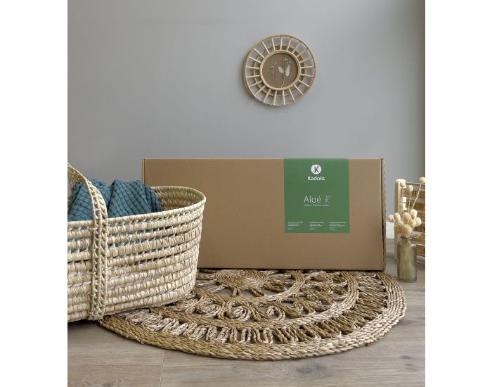 KADOLIS Matelas Couffin - Aloe R - 76x30cm Blanc (5)