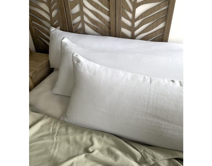 KADOLIS Prot�ge Traversin - en Flanelle de Coton Bio (2)