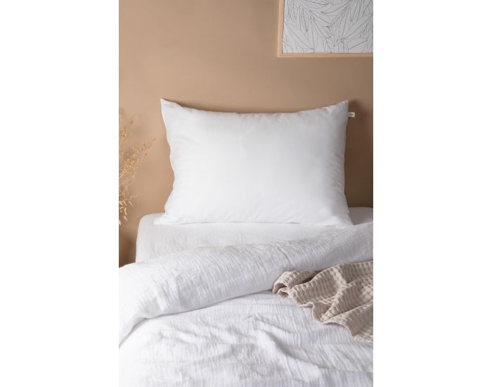 KADOLIS Oreiller - Maui Enveloppe Coton Bio - Confort Medium (3)
