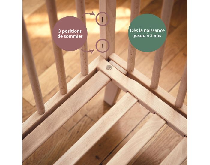 KADOLIS Lit B�b� - Turia - 60x120 cm (2)