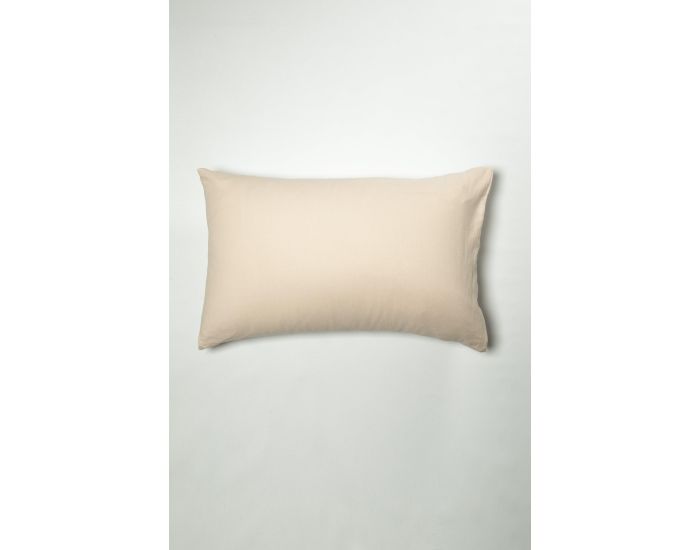 KADOLIS Taie d'Oreiller - 100% Coton Bio - 80 Fils - Rose Nude (1)