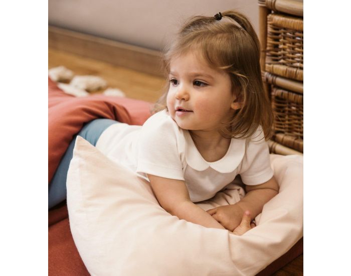 KADOLIS Taie d'Oreiller - 100% Coton Bio - 80 Fils - Rose Nude (3)