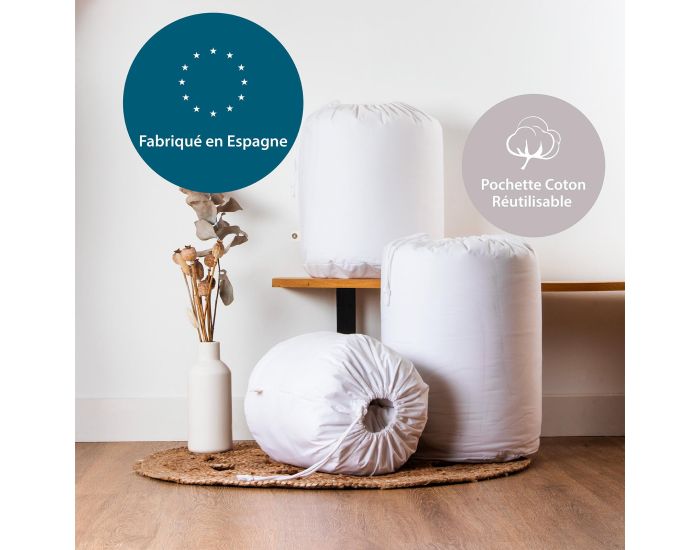 KADOLIS Couette Enfant - Hawi Enveloppe TENCEL Coton Bio - Version 4 Saisons (4)