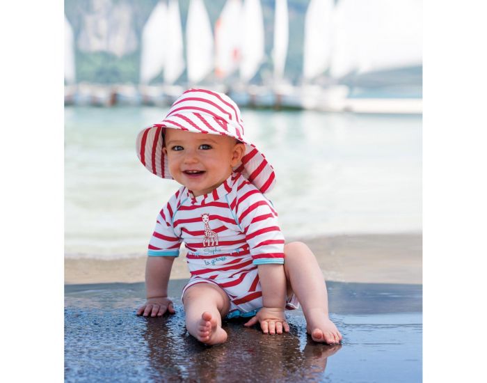 MAYOPARASOL Sophie  Saint-Malo Chapeau anti UV Rouge (2)