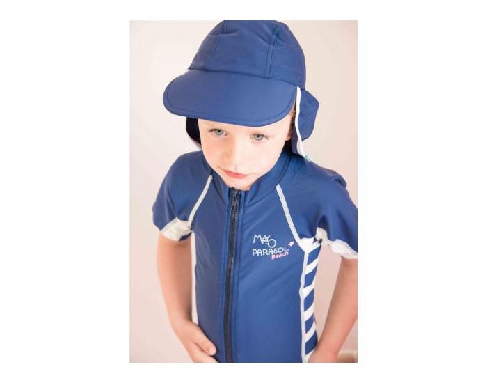 MAYOPARASOL Pirate casquette anti UV Bleu (2)