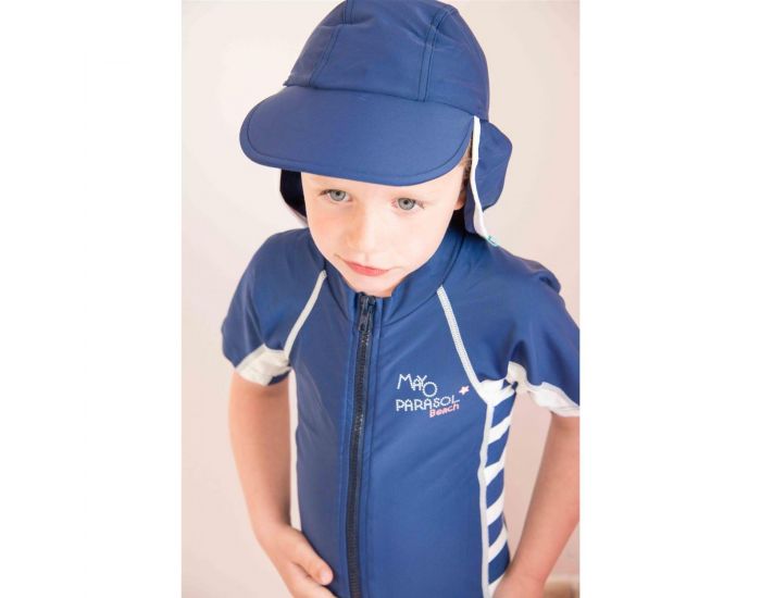 MAYOPARASOL Pirate casquette anti UV Bleu (3)