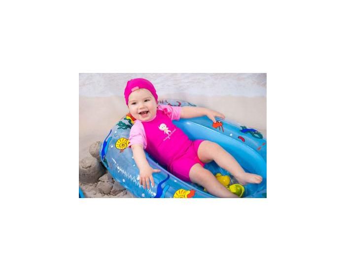 MAYOPARASOL Rosie Mangue combinaison anti UV Rose (1)