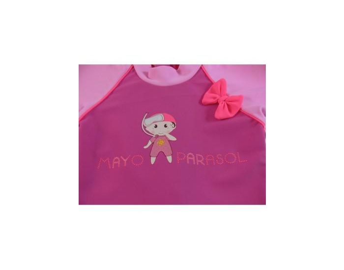 MAYOPARASOL Rosie Mangue combinaison anti UV Rose (3)